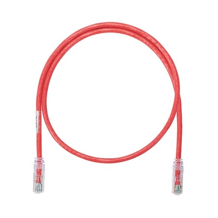 Panduit Cat6A Patch Cord, Cm/Lszh, Red, 5 (10 Pack), 10PK NK6APC50RD